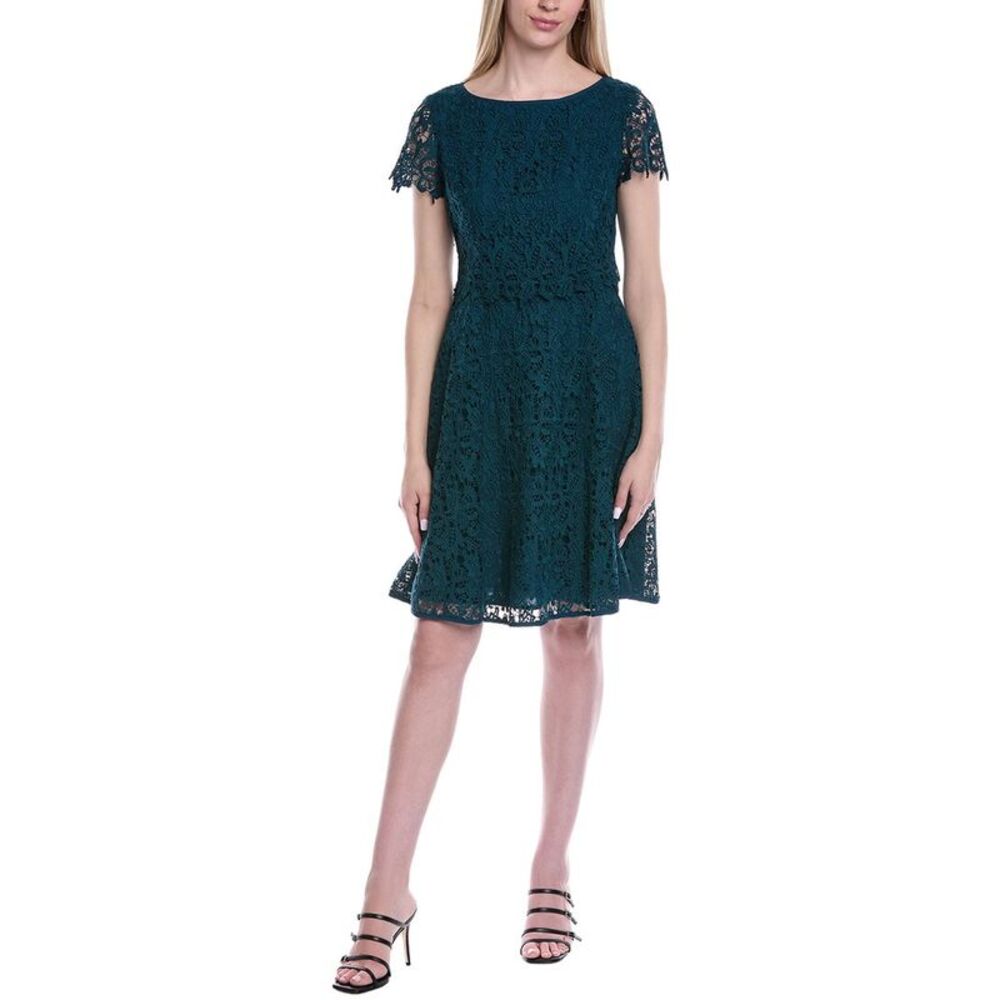 Shani Womens Lace Sheath Dress